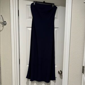 Babaton Navy Maxi Skirt